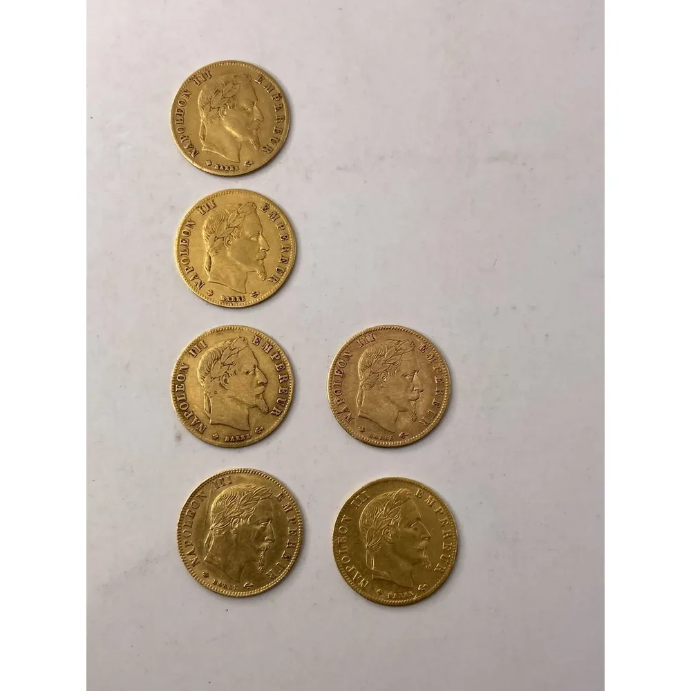 20 Francs or Napoléon III tête laurée